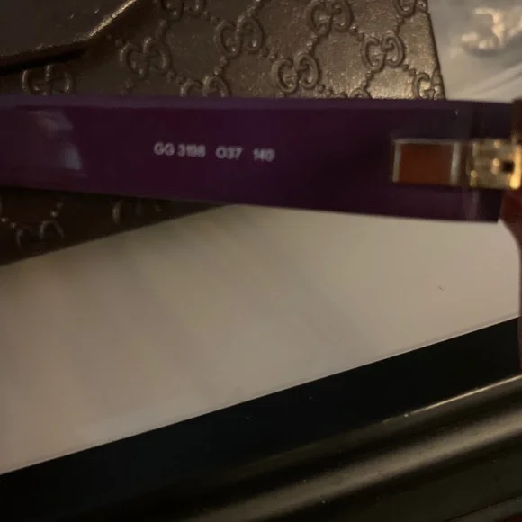 Gucci Purple frames GG3198 037 140 - Picture 3 of 5